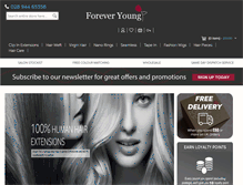 Tablet Screenshot of foreveryoung.co.uk